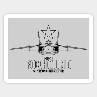 Mig-31 Foxhound Sticker